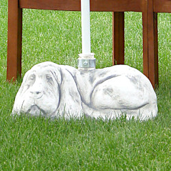 Скульптура Собака лежит подставка под зонтик