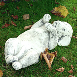 Скульптура Щенок лежит