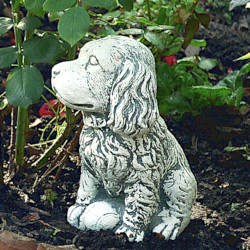 Скульптура Пес с мячиком