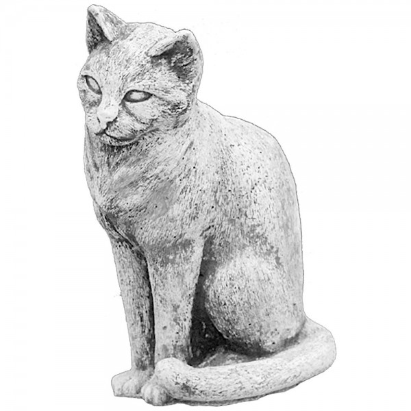 Скульптура Кошка сидит