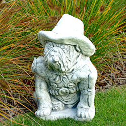 Скульптура Пёс-ковбой