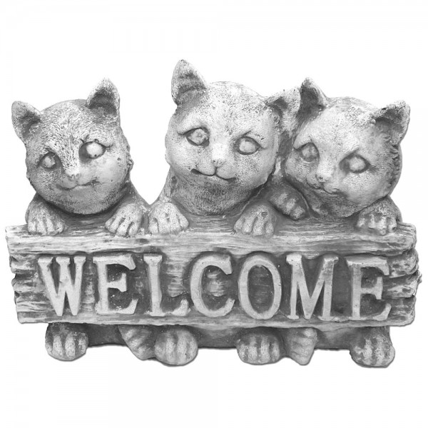 Скульптура Котята «WELCOME»