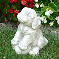 Скульптура Щенок с мячом