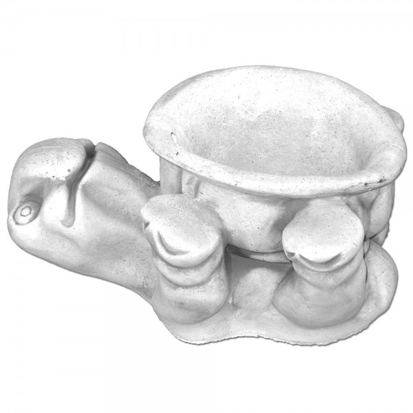 Скульптура  Черепашка с цветочным горшком