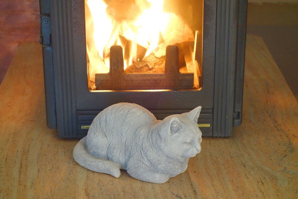 Скульптура Кот спит