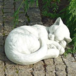 Скульптура Кот спит