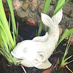 Скульптура Рыбка с трубкой для воды