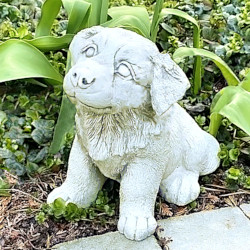 Скульптура  Щенок сидит