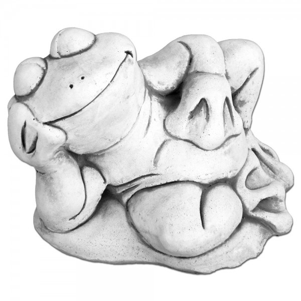 Скульптура декоративная Лягушка лежит