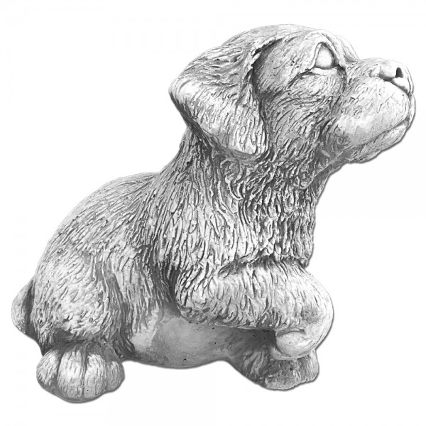 Скульптура  Щенок сидит