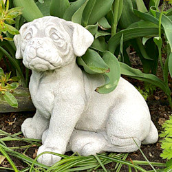 Скульптура  Щенок сидит