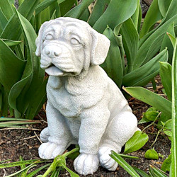 Скульптура  Щенок сидит