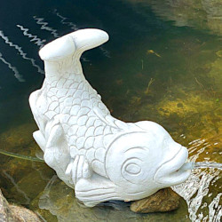Скульптура  Рыба с трубкой для воды