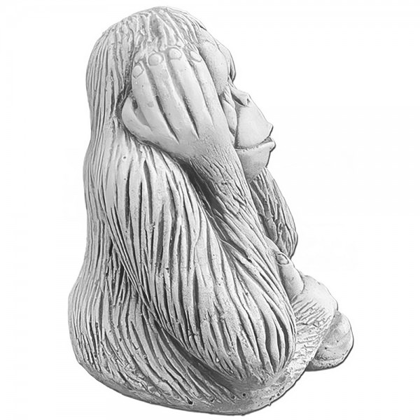 Скульптура Орангутанг «Ничего не слышу»