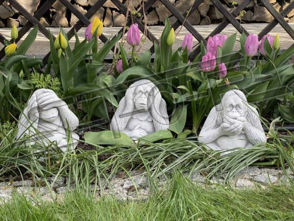 Скульптура  Орангутанг «Ничего не скажу»