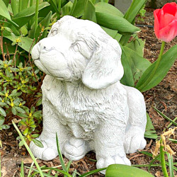 Скульптура  Щенок сидит