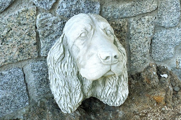 Скульптура  Голова Спаниеля