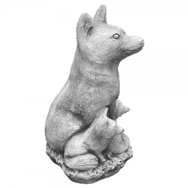 Скульптура Лиса с лисятами