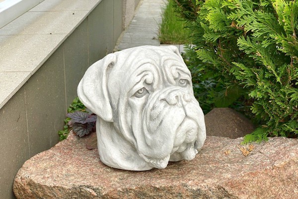 Скульптура Голова Бульдога