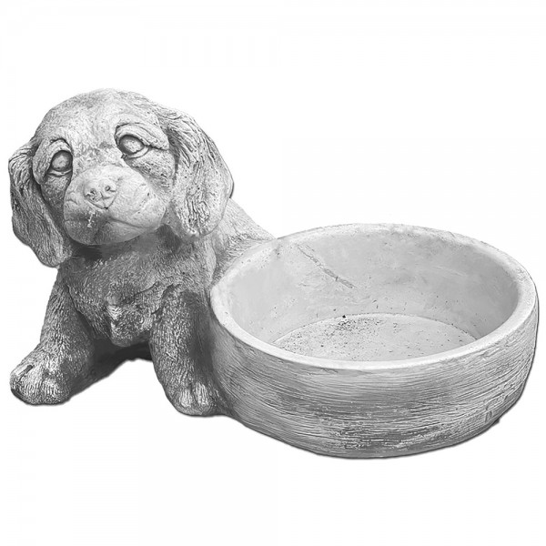 Скульптура Щенок с миской